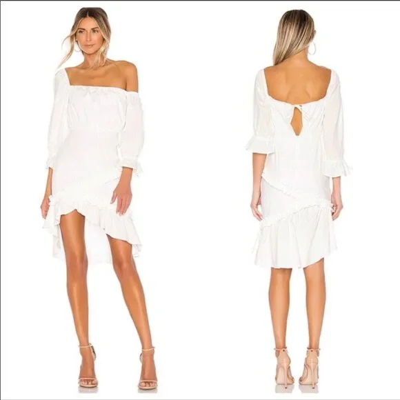 MAJORELLE Avalyn Mini Dress in White - Size XS - Picture 2 of 11